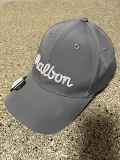 MALBON GOLF マルボン ゴルフ マーカー付き キャップ グレー