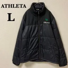 【美品】ATHLETA アスレタ 中綿ジャケット フットサルウェア 刺繍 L