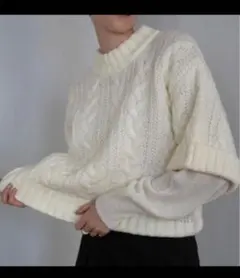 重ね着風ニット　即決OK willfully