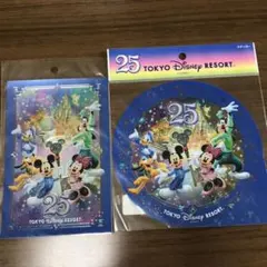 TDR◆25周年◆ポストカード＆ステッカー