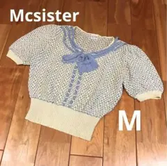 Mcsister 半袖ニット リボン付きのサムネイル