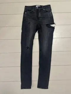 GYDA ダメージ加工 スキニーデニム