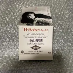 中山美穂 Witches 8cmシングルCD❣️希少品 クリアケース付き❣️