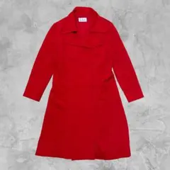 00's vintage ロングコート レッド アーカイブ グランジ y2k