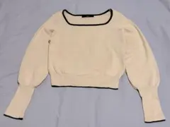 Kastane スクエアネックニット