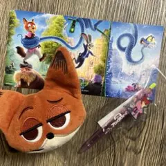 ズートピア ニック・ワイルド グッズまとめ売り3点セット ディズニー