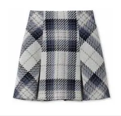 SNIDEL ロービングチェックミニスカート