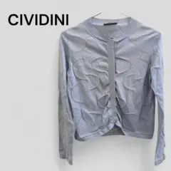 CIVIDINI ショートカーディガン 薄手ニット レディース