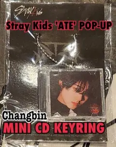 スキズ 韓国 ポップアップ ATE 【 チャンビン 】 ミニCD キーリング