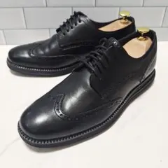 【美品】 コールハーン オリジナルグランド 25.5 ウイングチップ ブラック