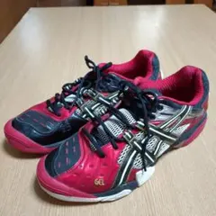 asics GEL アシックス ゲル ハンドボールシューズ 28cm レッド