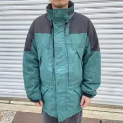 L.L.bean☆エルエルビーン☆切替中綿入りマウンテンジャケット☆90s☆緑黒