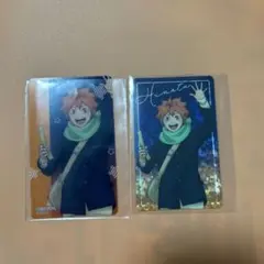 ハイキュー　コスモワールド　日向翔陽　２枚セット匿名配送