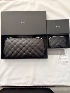 M.U.L. キルティング ブラック長財布とコインケースセット4/20届きました