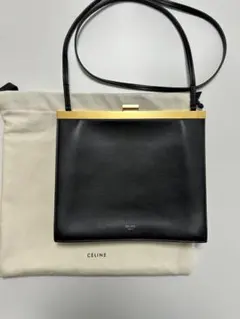 ✨激レア美品✨セリーヌ　タイバッグ　フィービー期　レザー　スリ　ゴールド金具 ✨激レア美品✨セリーヌ タイバッグ フィービー期 レザー スリ