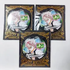 不死川実弥　バースデー缶バッジ