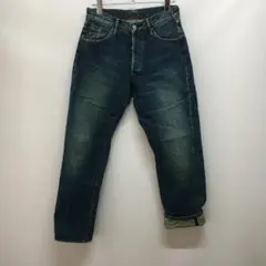 日本製　KATO`　カトー　セルビッジ　デニムパンツ　USED　12626のサムネイル