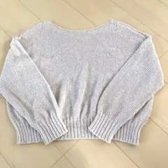 spick and span ペーパーヤーン2WAYルーズプルオーバー