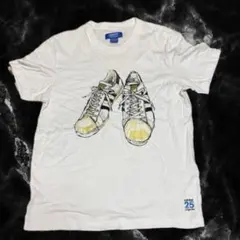 adidas スニーカーイラスト Tシャツ　半袖
