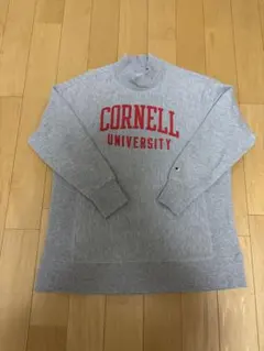 値下げ可能　超美品　チャンピオン モックネック リバースウィーブ 青単 タグ L