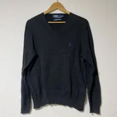 Polo by Ralph Lauren ブラック Vネックセーター 薄着