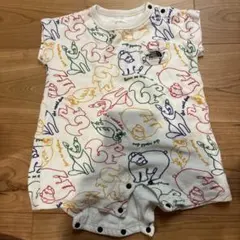 THE NORTH FACE 動物柄ロンパース 70cm