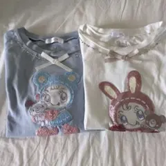 evelyn エブリン　メゾピアノ　Tシャツ　2枚　セット　ベリエ　ブルーベリエのサムネイル