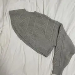 select MOCA ドロップショルダーニット ベージュ