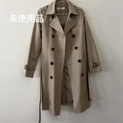 ナチュラルビューティーベーシック　ダブルブレスト トレンチコート