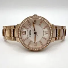 【電池交換済】FOSSIL フォッシル ES3284 腕時計 ピンクゴールドのサムネイル