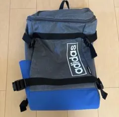 アディダス リュック バックパック スクエア adidas 青x黒 アウトドア