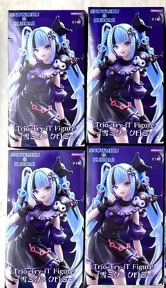 雪ミク×クロミ チロルミク フィギュア4点セット - メルカリ