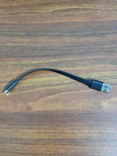 USB Type-A to Micro-B ケーブル 約10cm 黒