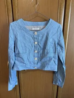 LIP SERVICE リップサービス Jewelデニムクロップドジャケット M