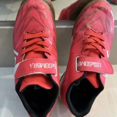 ルース　ジュニア　サッカー　フットサル　室内ばき　靴　19㎝　赤のサムネイル