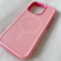 1点のみ✨iPhone15Proマグネットケース ワイヤレス充電　ピンク