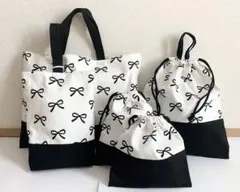 入園入学セット　５点　レッスンバック　靴袋　体操服袋　給食袋　コップ袋