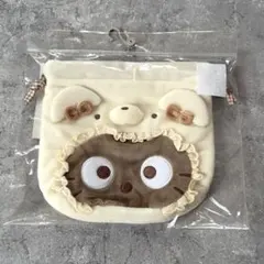 アベイル　サンリオ　ラテチョコキャット　チョコキャット　巾着　ポーチ　ブラウン