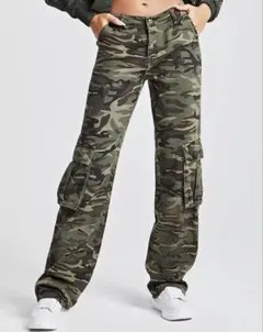 カモフラージュ カーゴパンツ