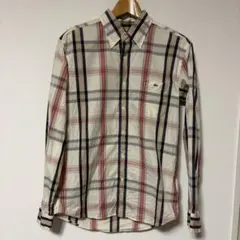 LACOSTE チェック柄 長袖シャツ サイズ3 メンズ　Lサイズ