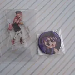 地縛少年花子くんミツバ＆葵アクリルスタンド＆缶バッジ セット