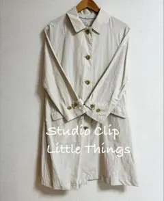 スタディオクリップ　スプリングコート　ロングコート　2way