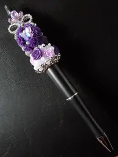 カスタムボールペン✨薔薇 蝶々 リボン キラキラ
