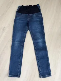 UNIQLO マタニティ ストレッチパンツ デニムブルー