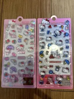 【ライセンス有正規品】 ハローキティ 3D シール ステッカー 海外限定 2枚組