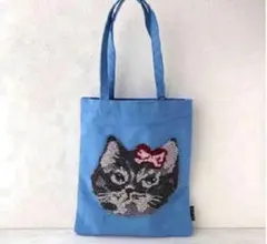 新品　ナタリーレテ　フラッフィー ミニトート　graycat 猫　ねこ　ネコのサムネイル