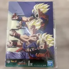 一番くじ ドラゴンボール I賞 ビジュアルシート　親子かめはめ波のサムネイル