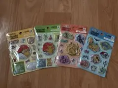 韓国限定 ポケモン カプセルシール 4パックセット