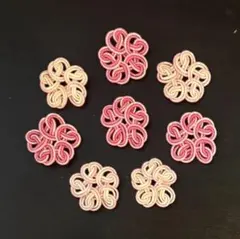絹巻き＆羽衣水引パーツ 梅結び 絹巻き＆羽衣水引パーツ 梅結びアレンジ(ピンク) - メルカリ