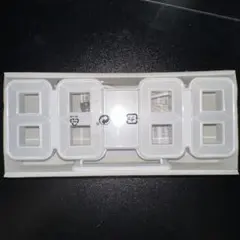 IKEA NOLLÅTTA デジタル置時計 ホワイト
